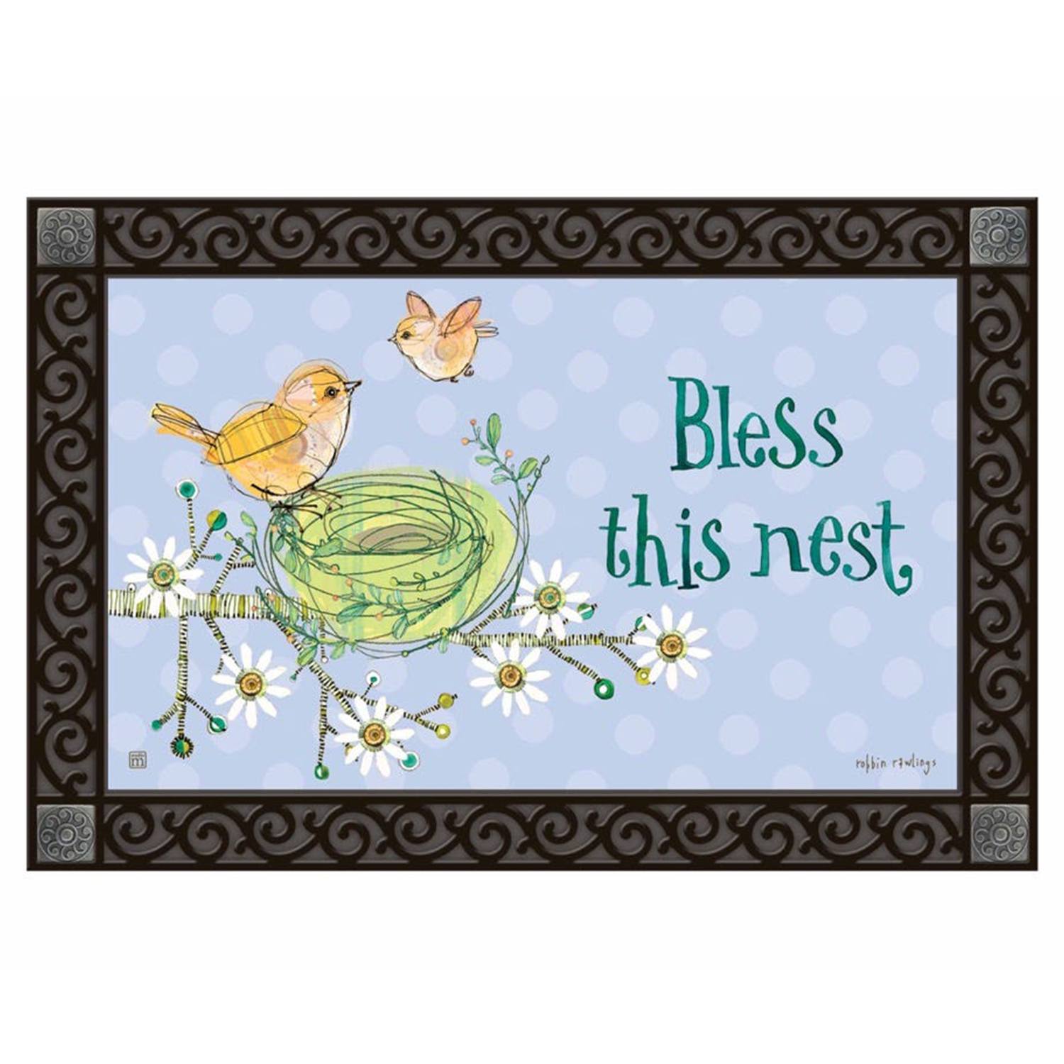 Mother Bird Door Mat