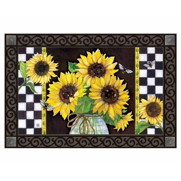 Sunflowers Door Mat