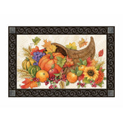 Thanksgiving Cornucopia Door Mat