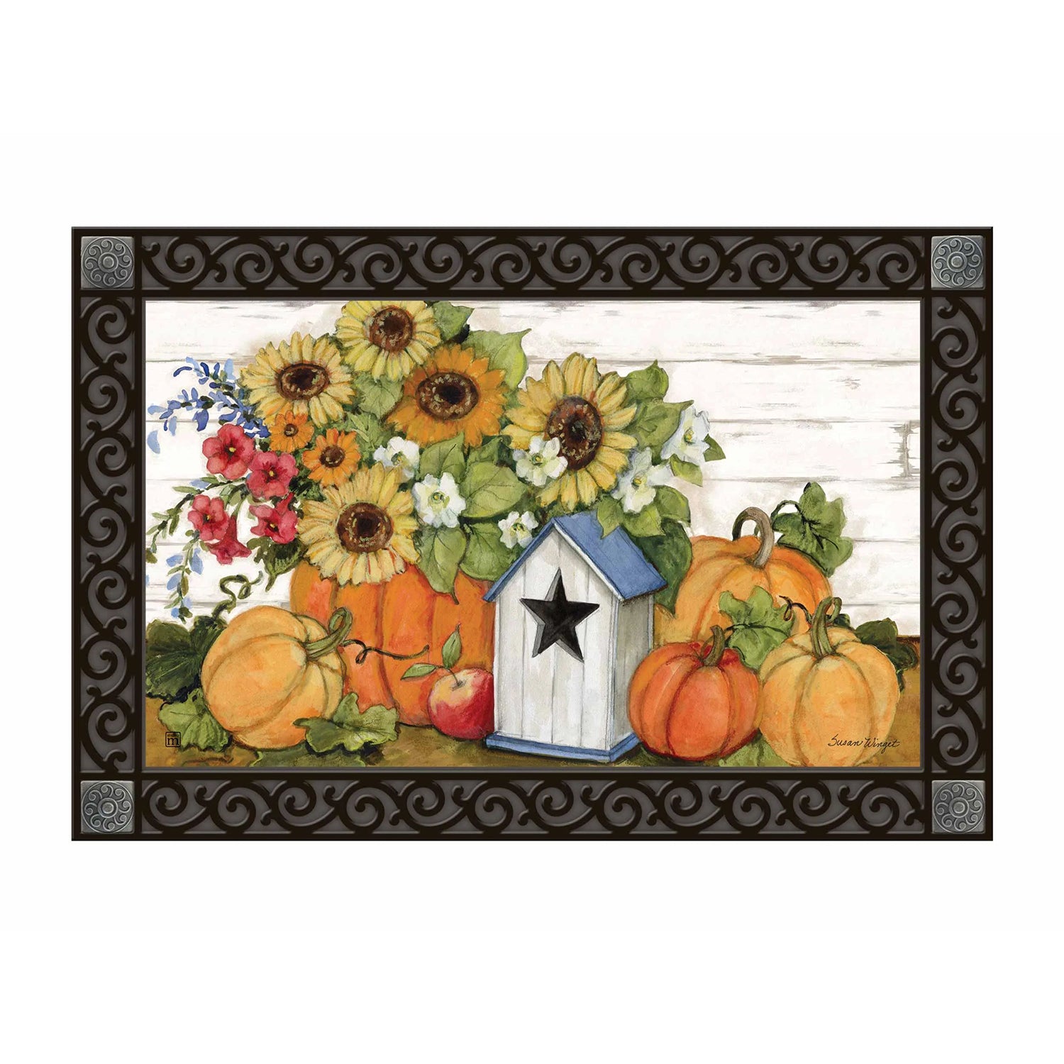 Fall Flags Door Mat