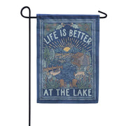 Magnet Works Garden Flag - Better at the Lake