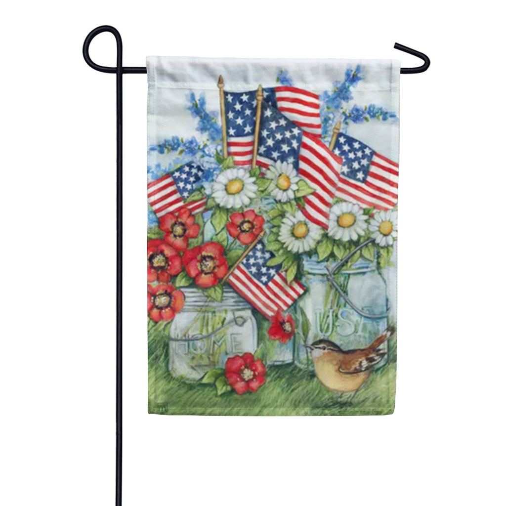 Magnet Works Garden Flag - Flags and Daisies