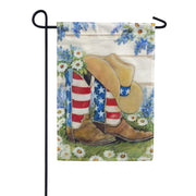 Magnet Works Garden Flag - American Rodeo