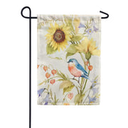 Magnet Works Garden Flag - Bee Spring Bluebird