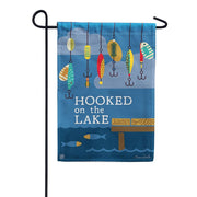 Hooked on the Lake Garden Flag