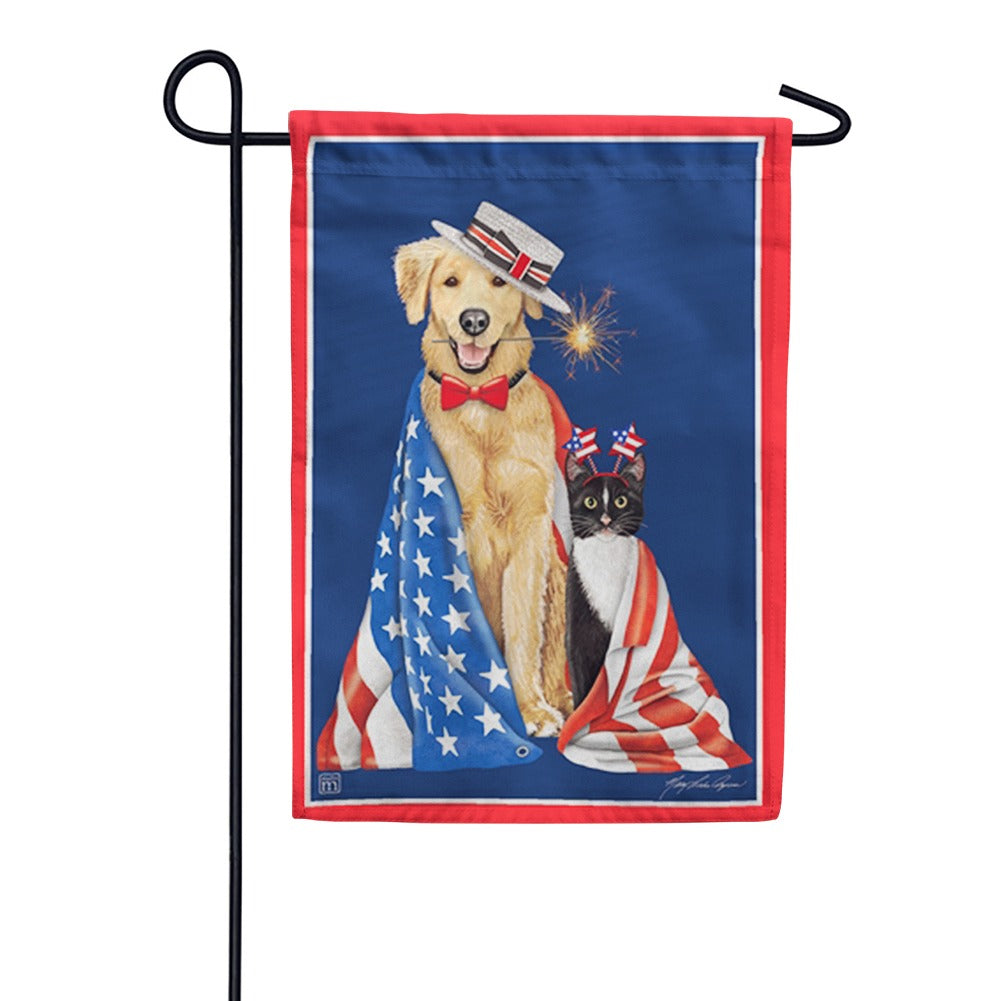 Pets on Parade Garden Flag