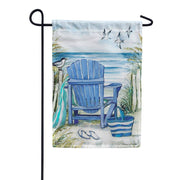 Ocean View Garden Flag
