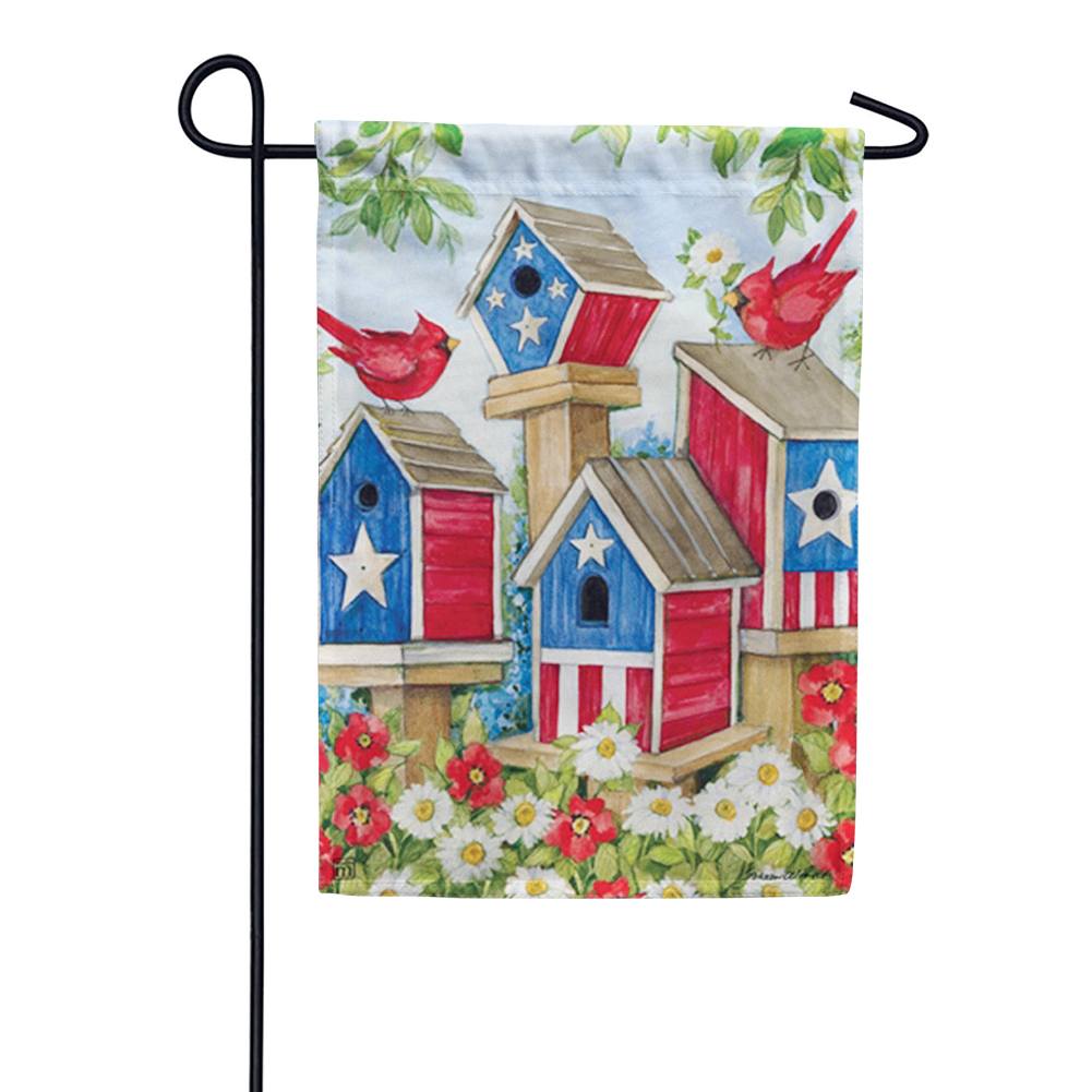 All American Birdhouses Garden Flag
