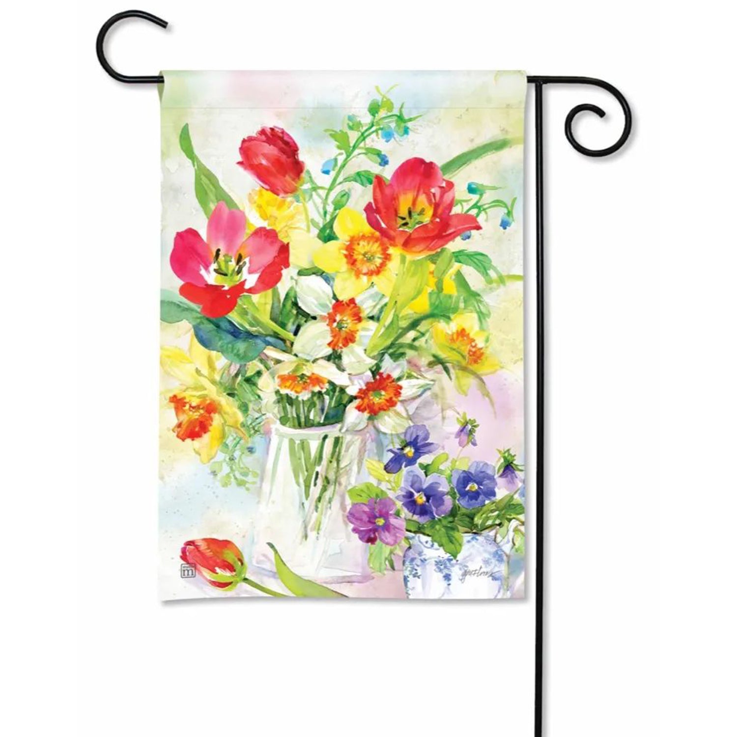 Magnet Works Springtime Blooms Garden Flag