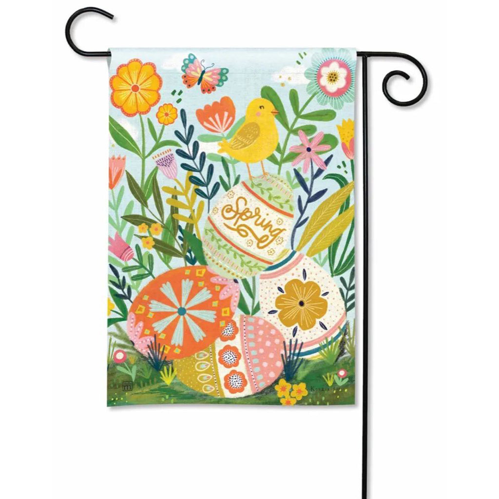 Magnet Works Spring Chicken Garden Flag