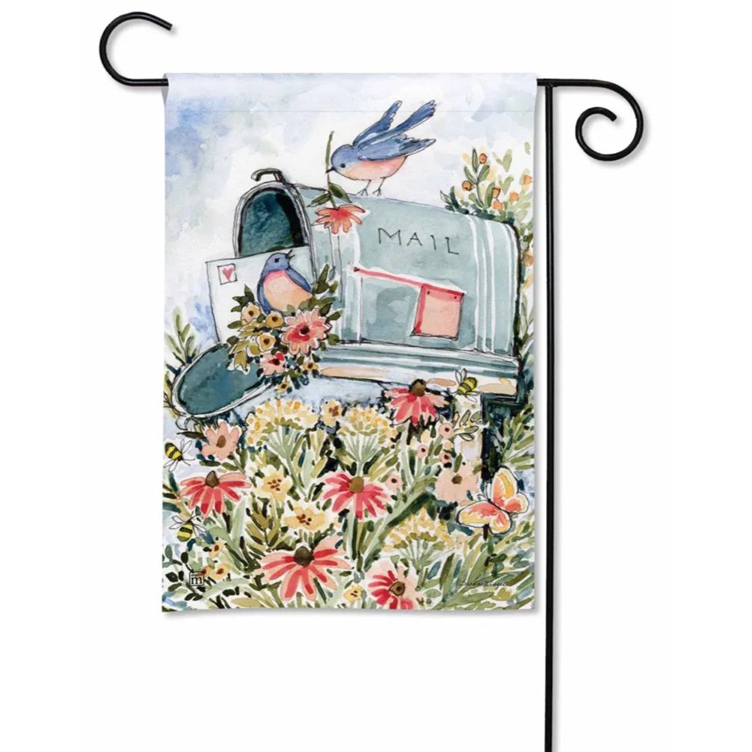 Magnet Works Springtime Message Garden Flag