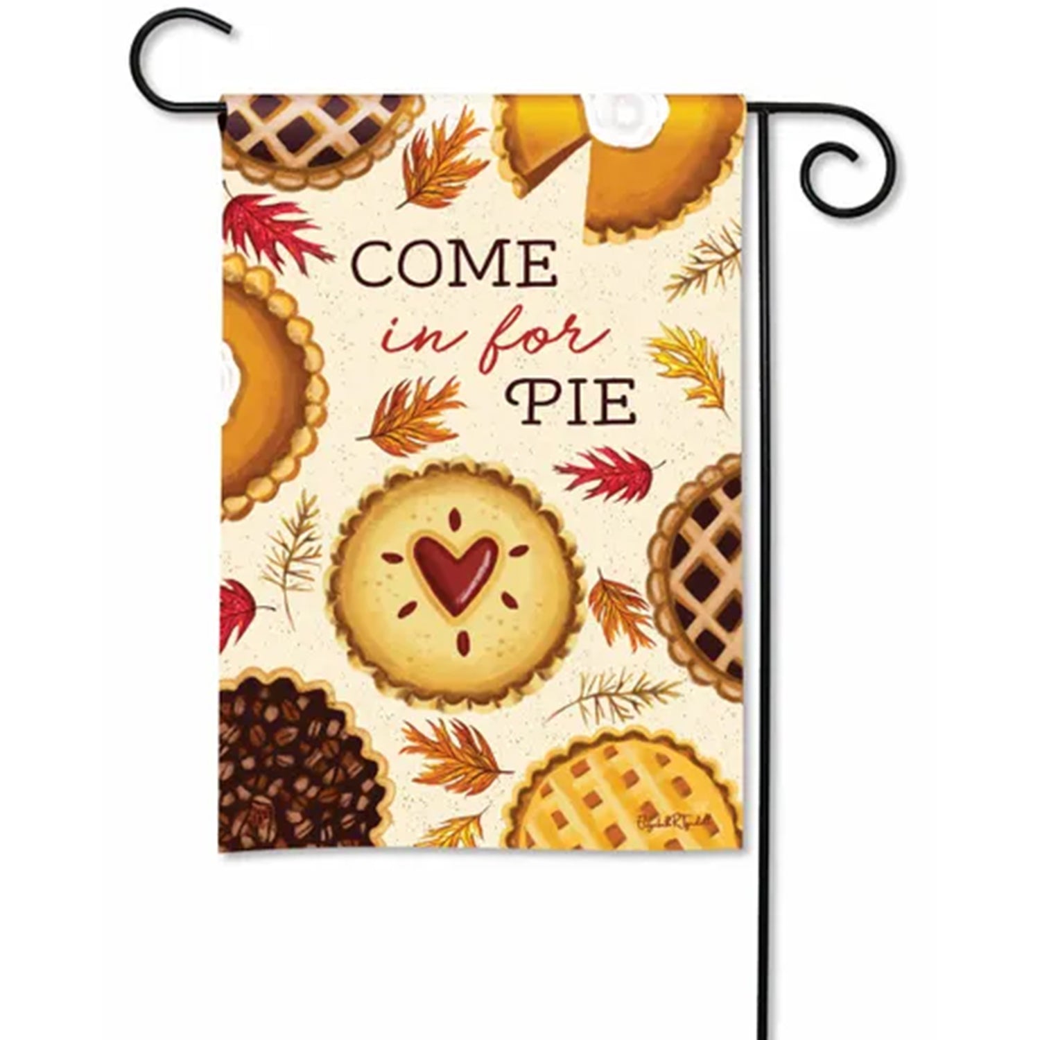 Magnet Works Garden Flag - Come in for Pie