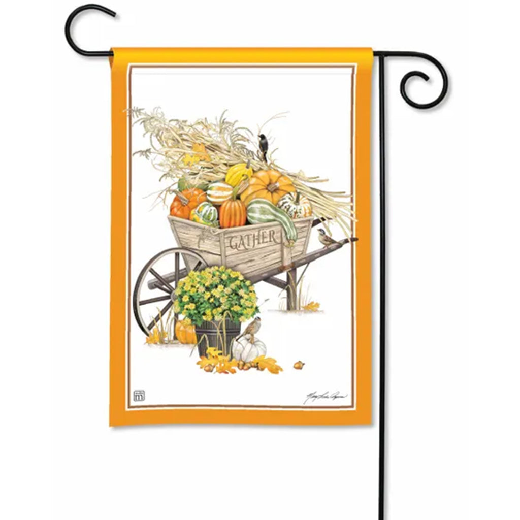 Garden Flag - Harvest Wheelbarrow