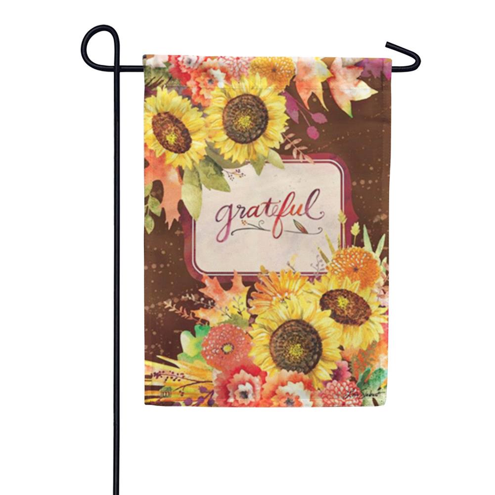 Grateful Bouquet Garden Flag