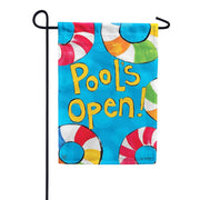 Pool's Open Garden Flag