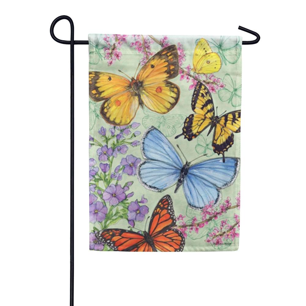 Bufferfly Dance Garden Flag