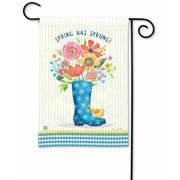 Spring Has Sprung Garden Flag