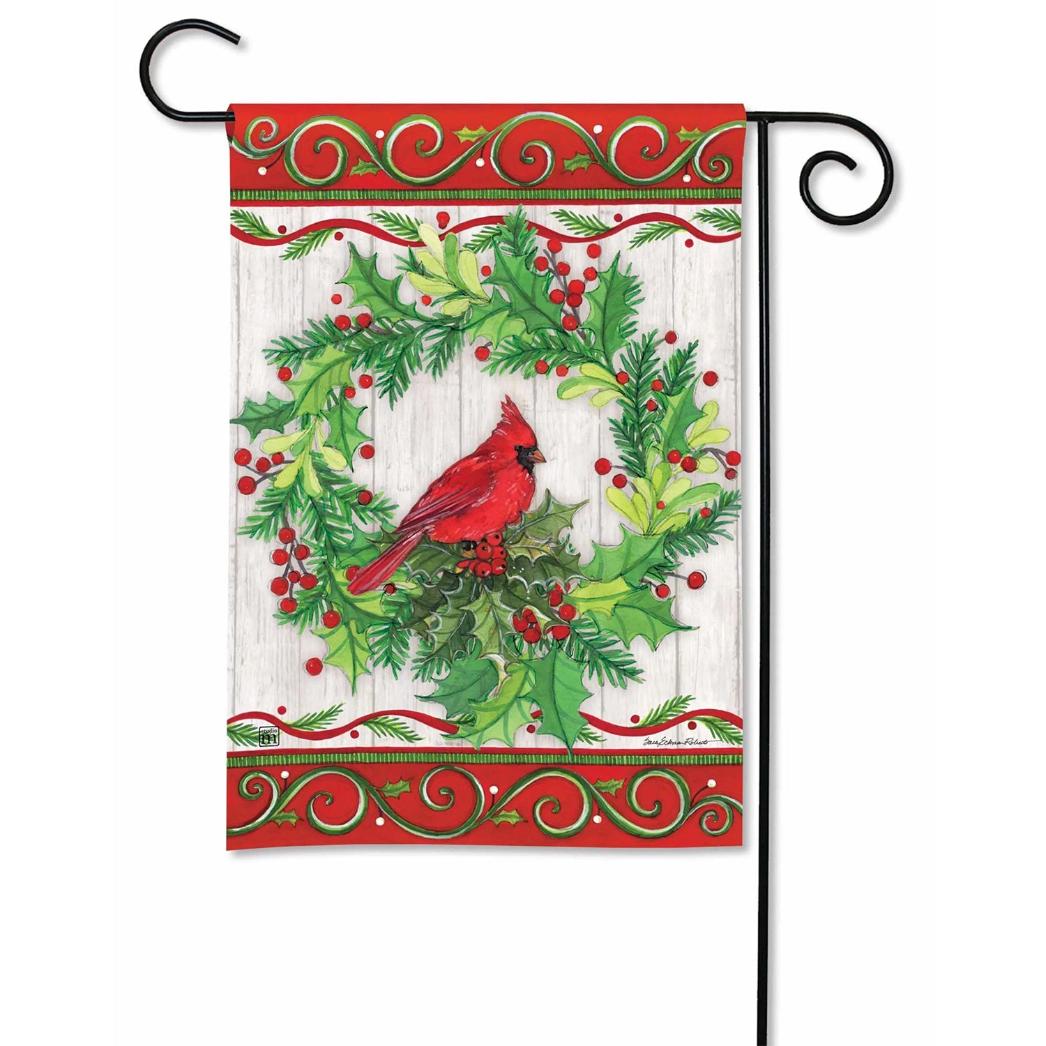 Cardinal Joy Garden Flag
