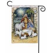 Silent Night Garden Flag