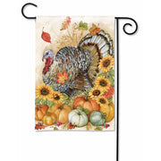 Harvest Turkey Garden Flag