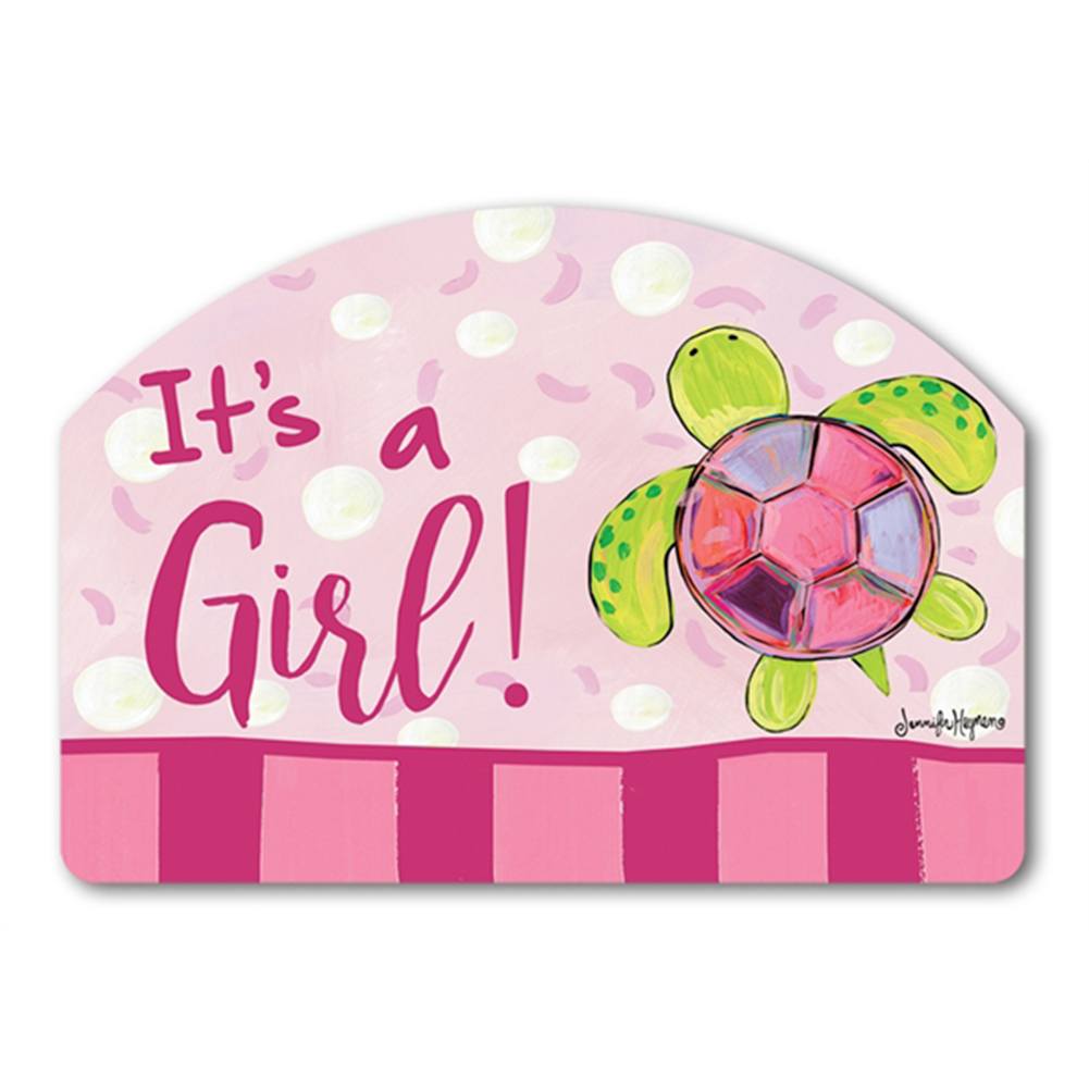 Magnet Works Yard DeSign - Sea Turtle - It's a Girl