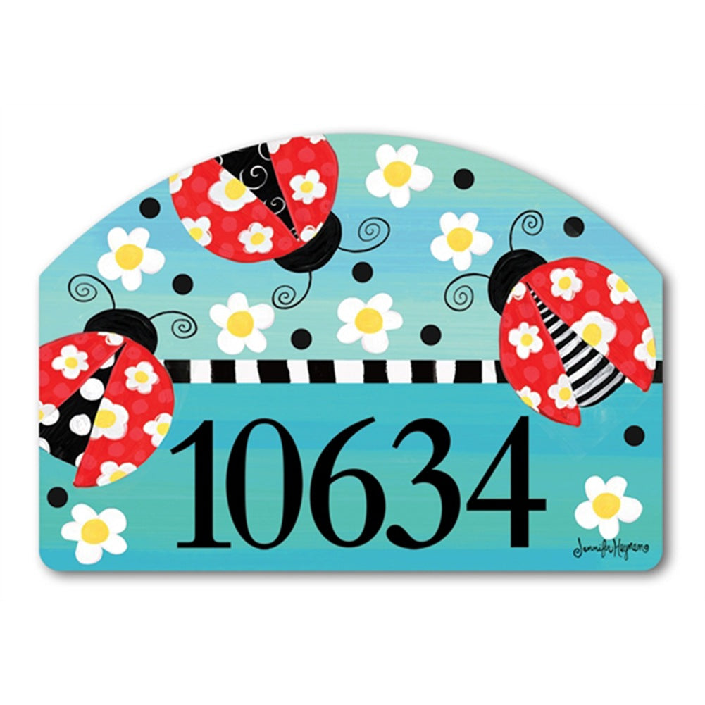 Magnet Works Yard DeSign - Folk Ladybug