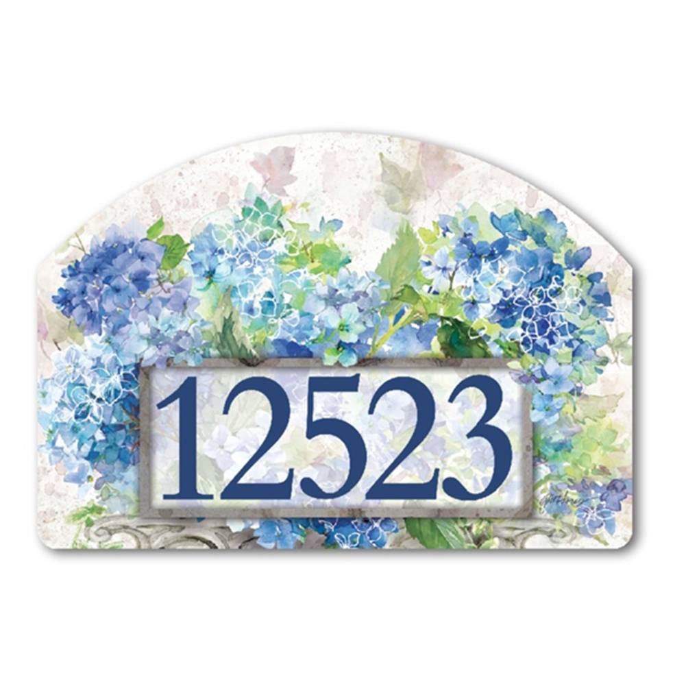 Magnet Works Yard DeSign - Blue Hydrangeas