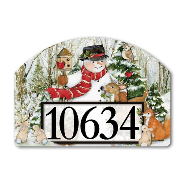 Magnet Works Yard DeSign - Woodland Snowman