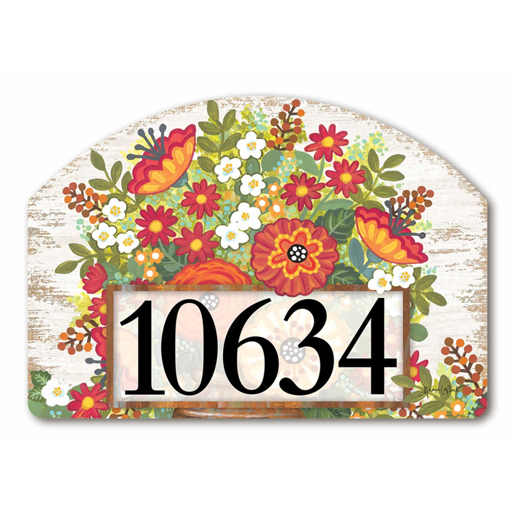Magnet Works Yard DeSign - Rustic Fall Flowers