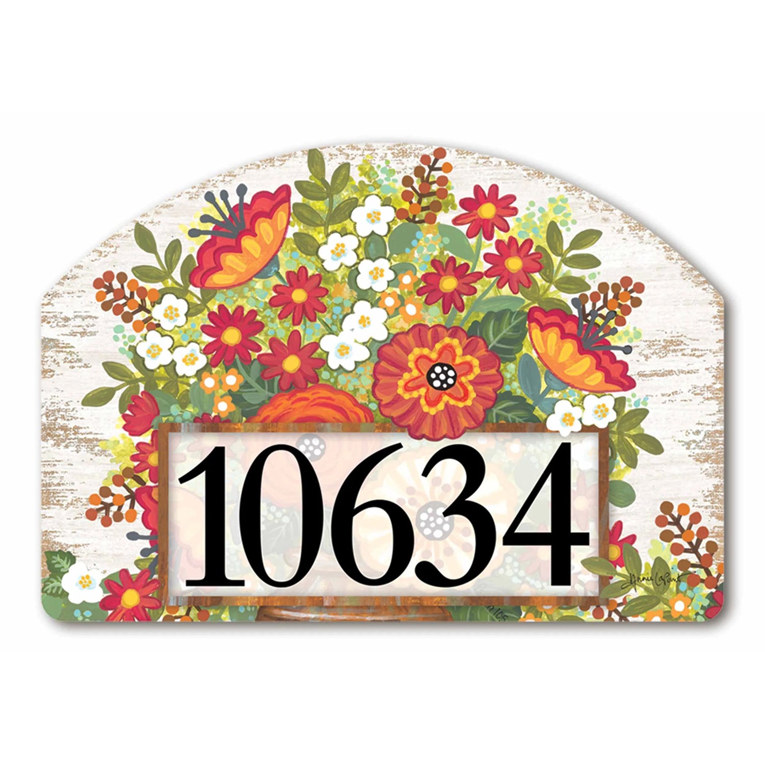 Magnet Works Yard DeSign - Rustic Fall Flowers