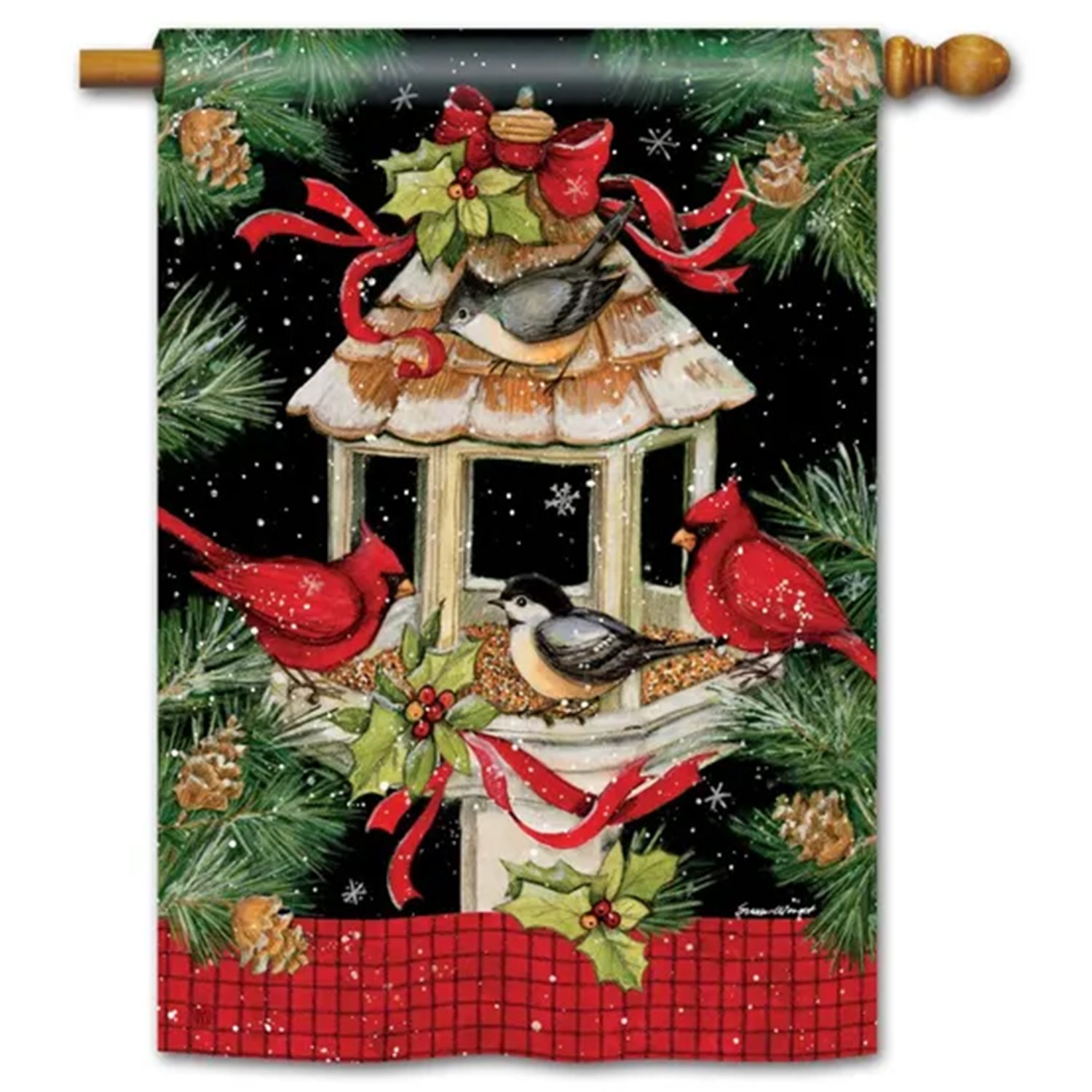 Magnet Works House Flag - Christmas Dinner
