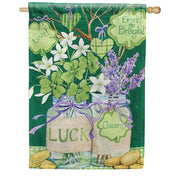 Lucky Shamrocks House Flag