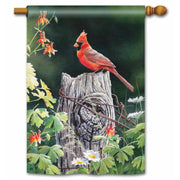 Magnet Works House Flag - Cardinal Song