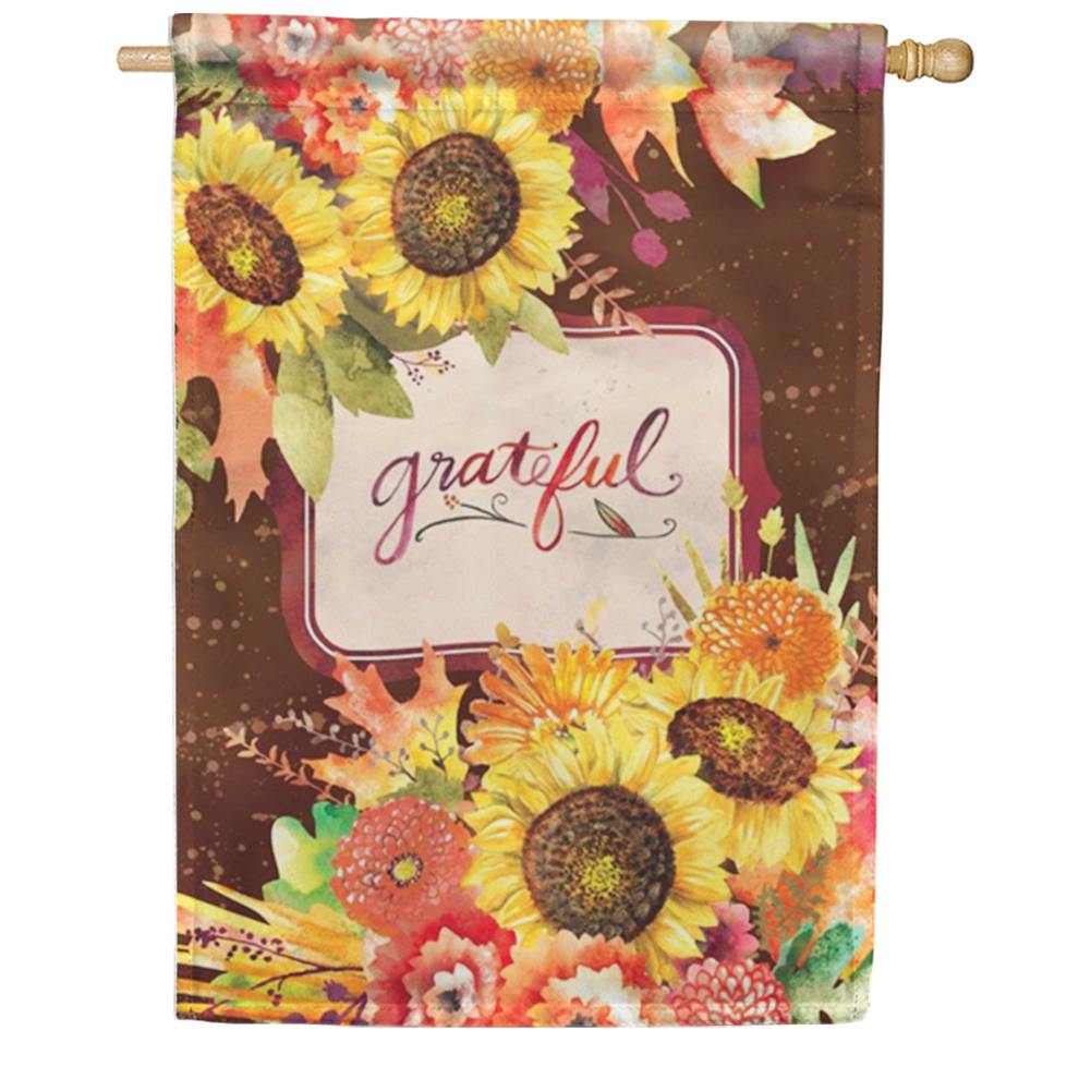 Grateful Bouquet House Flag