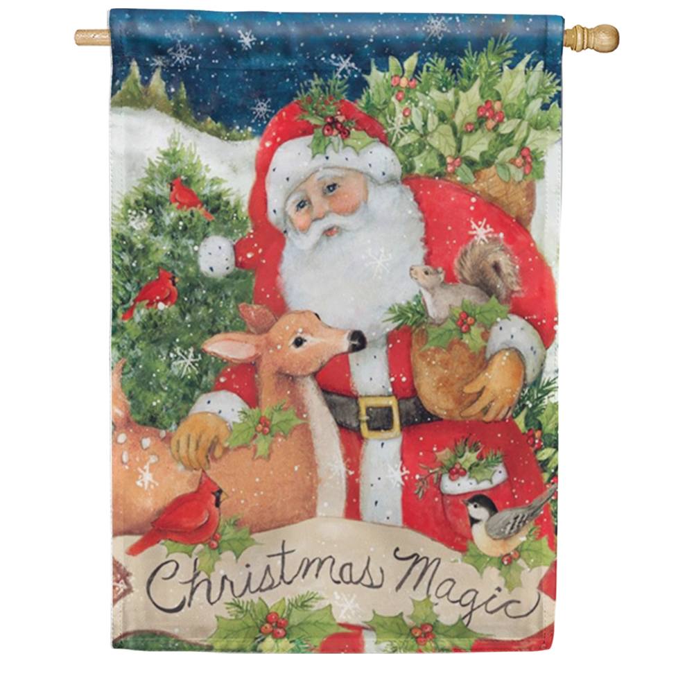 Christmas Magic House Flag