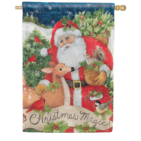 Christmas Magic House Flag