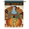 Thanksgiving Turkey House Flag