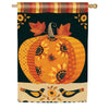 Primative Harvest House Flag