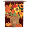 Harvest Terra Cotta House Flag