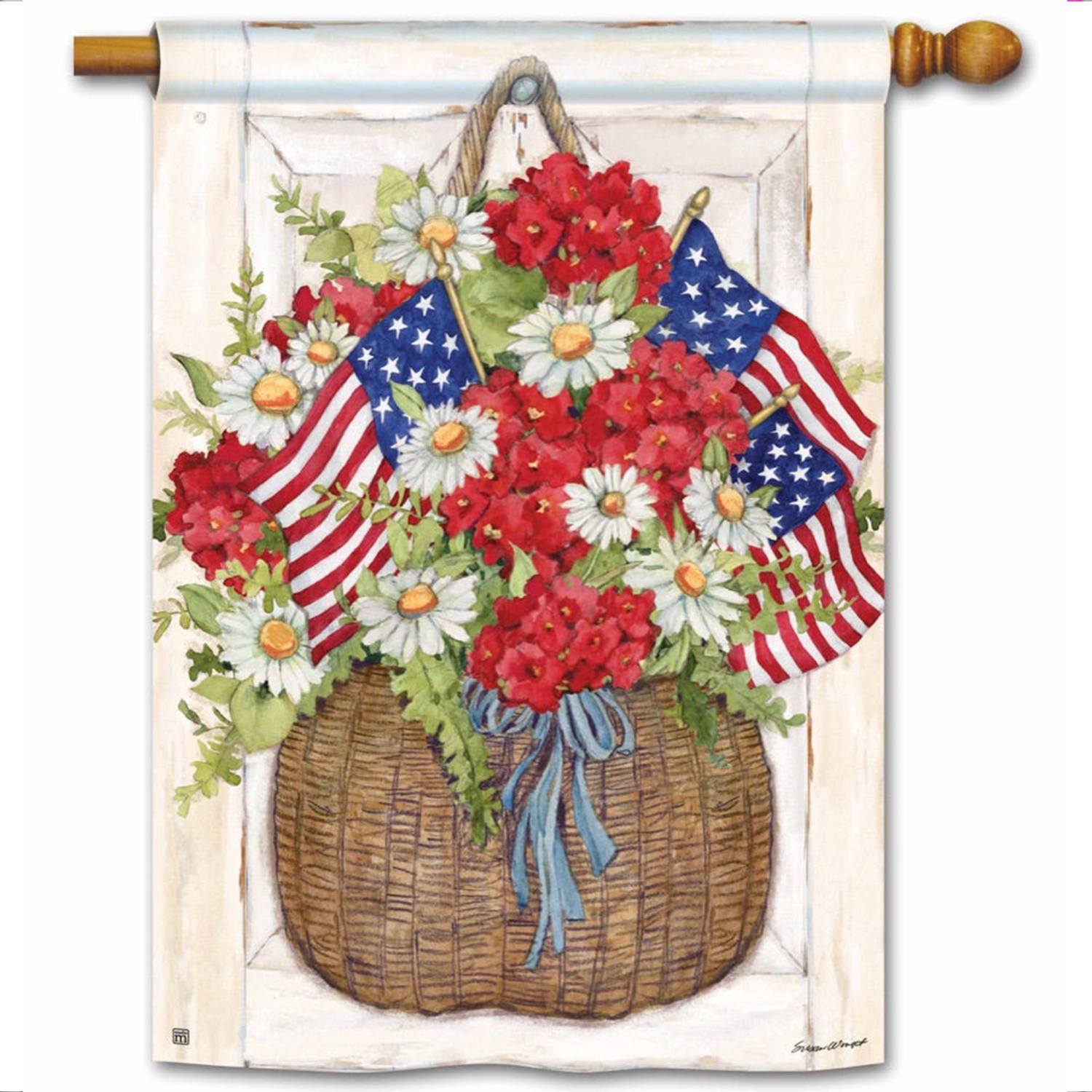 American Flags House Flag