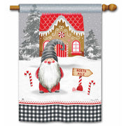 Holiday Gnome House Flag