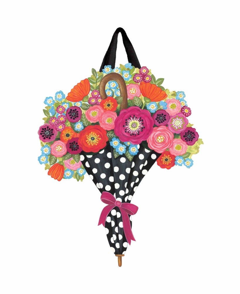 Magnet Works Shower of Flowers Door Decor