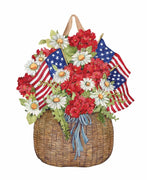 Magnet Works American Flags Door Decor