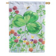 Toland House Flag - Clover & Bee