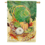 Indian Corn Centerpiece House Flag