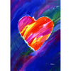 Toland House Flag - Heart in Blue
