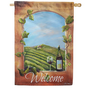 Toland House Flag - Vineyard View Welcome