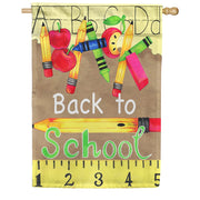 Toland House Flag - Back to School Supplies