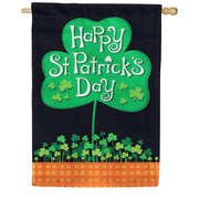 Toland House Flag - Saint Pat's Clover Patch