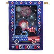 Toland House Flag - Patriotic Pickup